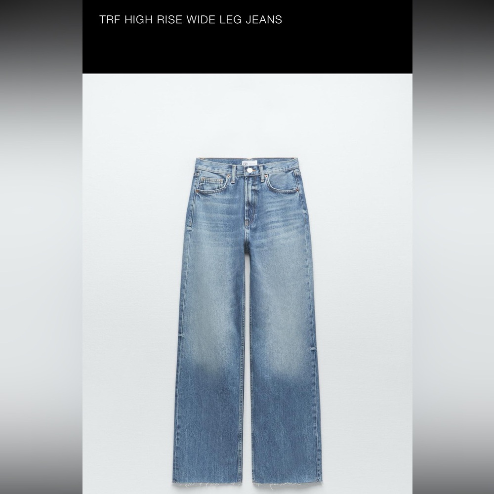 TRG High Rise Wide Leg Jeans